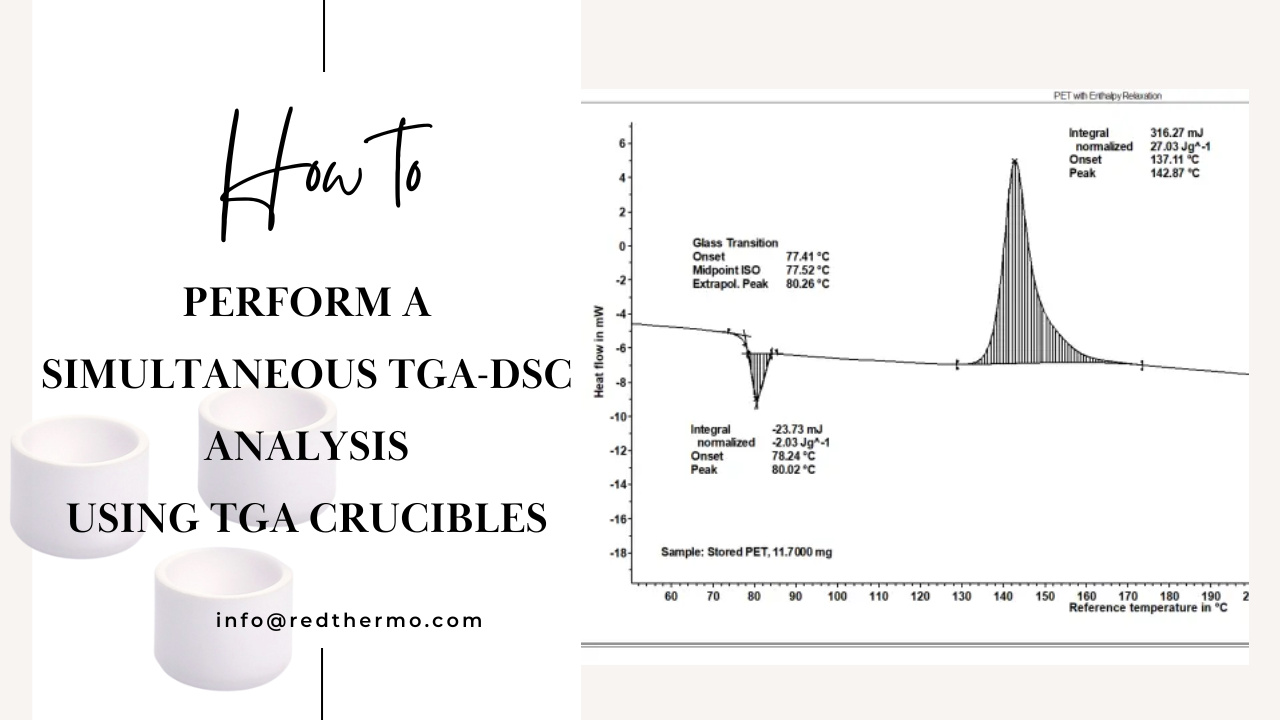 How to Perform a Simultaneous TGA-DSC Analysis Using TGA Crucibles?